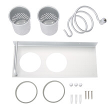 Wandmontierter Föhnhalter Organizer Stand Aufbewahrung