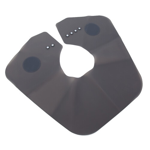 (L Black) Professionele siliconen kapschort zwart 2
