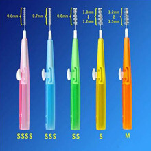60x Toothpick Interdental Brushes Oral Hygiene