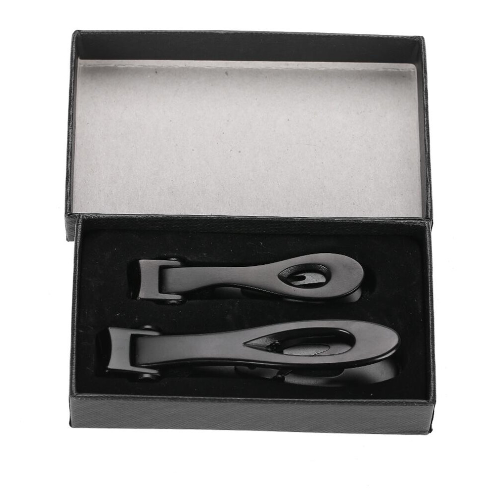 2pcs Stainless Steel Nail Clipper Trimmer Scissor Manicure Pedicure