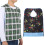 Adult Waterproof Mealtime Bib Double Layer Blue 3