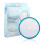 Badschutzfuß 28cm PP-Silikon Blau PVC 1