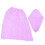 (Light Purple) Set Bagno Donna Accappatoio Microfibra Cuffia Viola 3