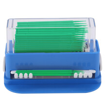 Dental Disposable Micro Applicator Tip Bendable Brush Green
