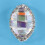 10pcs Glitter Alloy Waterdrop Zircon 14#281 3
