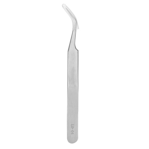 Curved Stainless Steel Tweezers for False Lashes