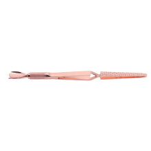 Stainless Steel Nail Glue Removal Clamp Rose Gold