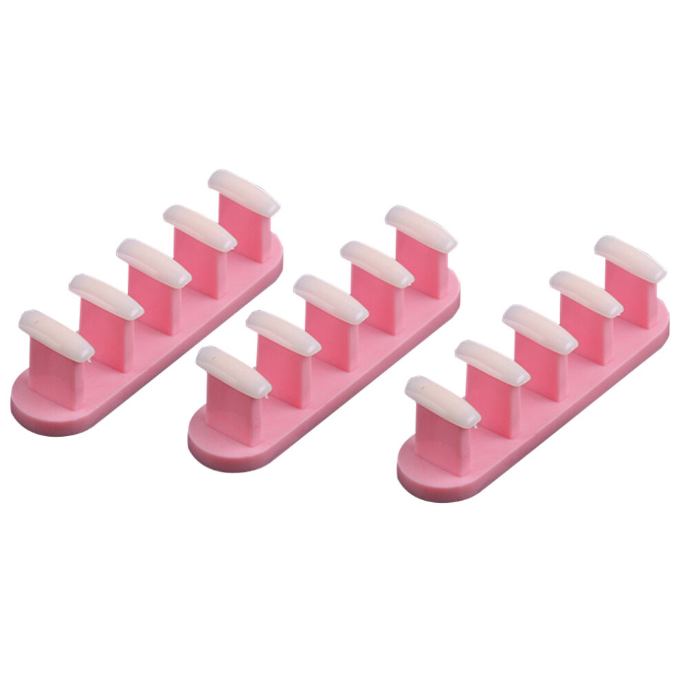 Nail Tip Display Stand Practice Set Art Manicure Tool Pink
