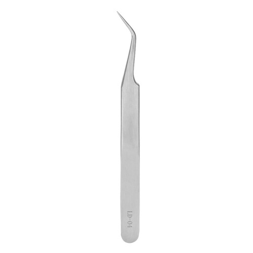 Curved Stainless Steel Tweezers for False Lashes 1