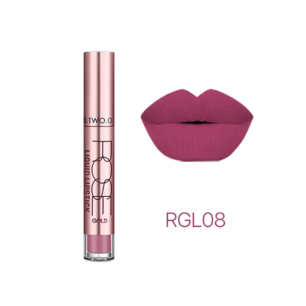 Matte Lipgloss Long Lasting Waterproof Liquid Lipstick RGL08