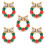 Nagelstickers Kerstboom Sinterklaas Metaal #03 1
