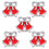 Nagelstickers Kerstboom Sinterklaas Metaal #17 1