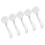 5pcs Soft White Nail Dust Cleaning Brush 3