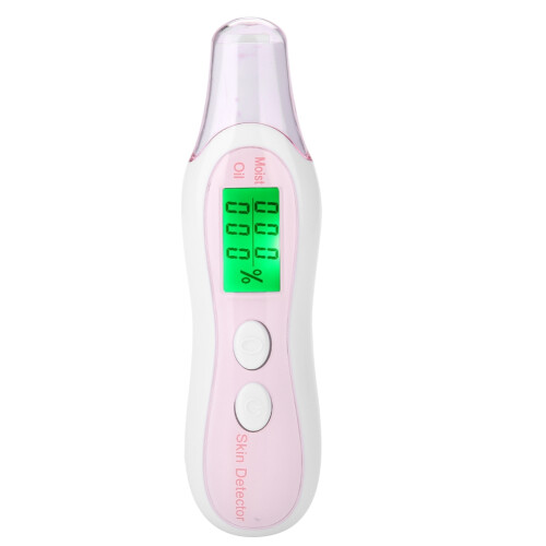 Digitales Hautanalysegerät Feuchtigkeit/Öl LCD Weiß 2