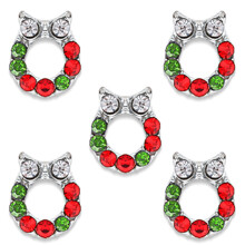 Kerst Nagelstickers Kerstboom Sinterklaas Legering #04