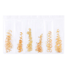 Metalen studs sterrenvorm 3D DIY nagelstickers