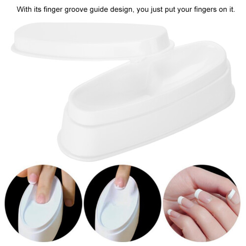 Dip Poeder Tray Manicure Mal Wit 2
