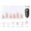 Pentagram Metal Rivets 3D Nail Art Decorations 04# 2