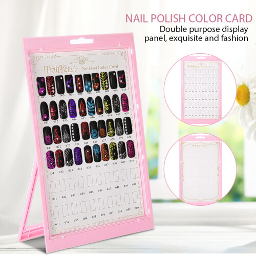 Nagelkunst Display Staand Kleuren Kaart 1