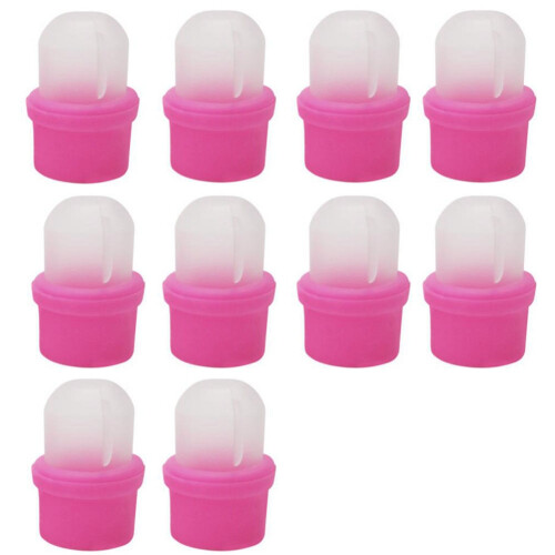 10x Abziehbare Nagelsoaker für Lackentferner