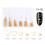 Metal Rivets Pentagram Nail Art 3D Sticker 08# 2