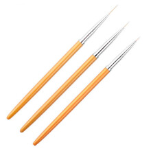 3er-Set 3D UV-Gel Nail Art Liner Pinsel