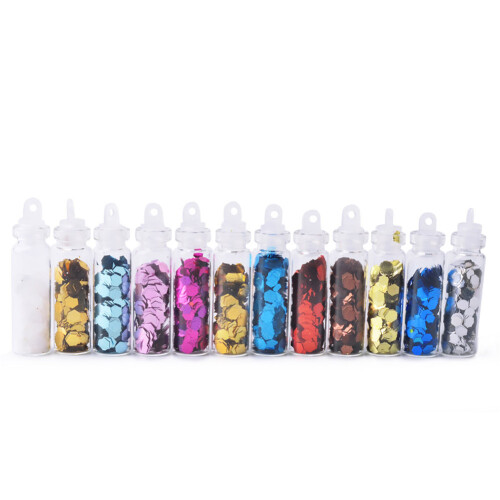 Glitzer-Pailletten Nail-Art-Aufkleber Typ D