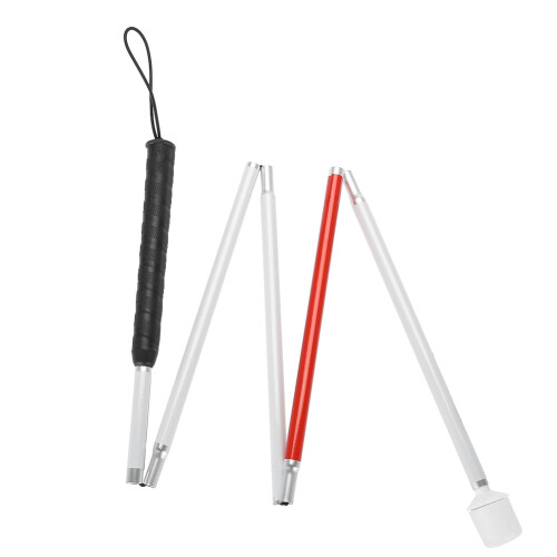 Alloy Foldable Reflective Blind Cane 2