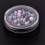 Nagelart glitter scrub parels (donker) 1