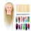 Hairdressing Practice Mannequin Head White 4
