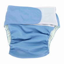 Adult Cloth Diaper Reusable Washable Adjustable Blue