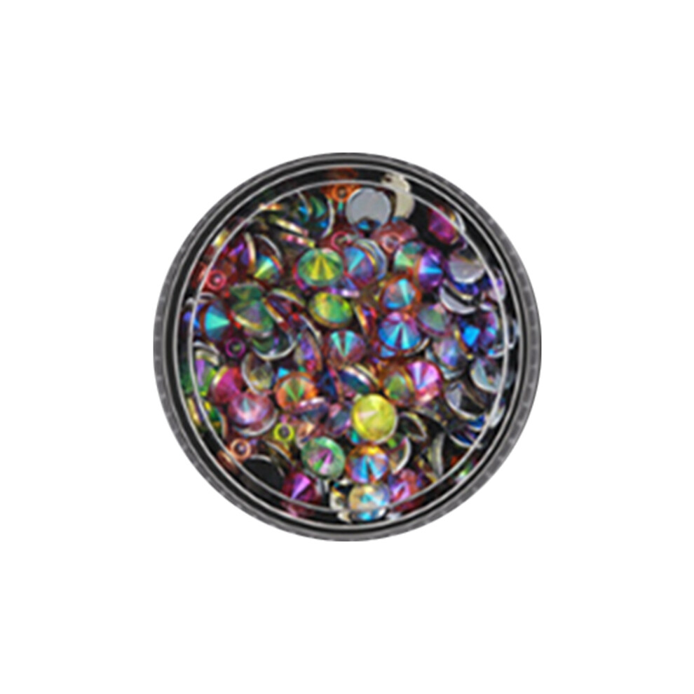 Glitter Acrylic AB Drill Nail Art Paillette Sequins 7#