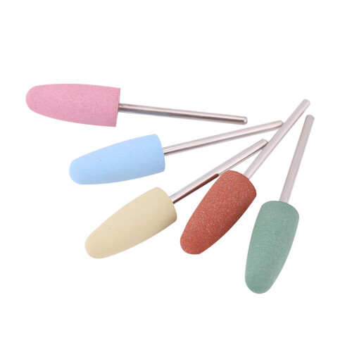 5x Silicone Nail Polisher Drill Bits for Manicure 2