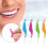 8pcs/set Disposable Toothpicks Soft Interdental Brushes 5