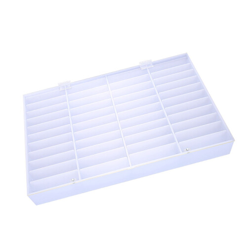 Empty Nail Tips Storage Box Clear Art Container Fake Nail Case 2