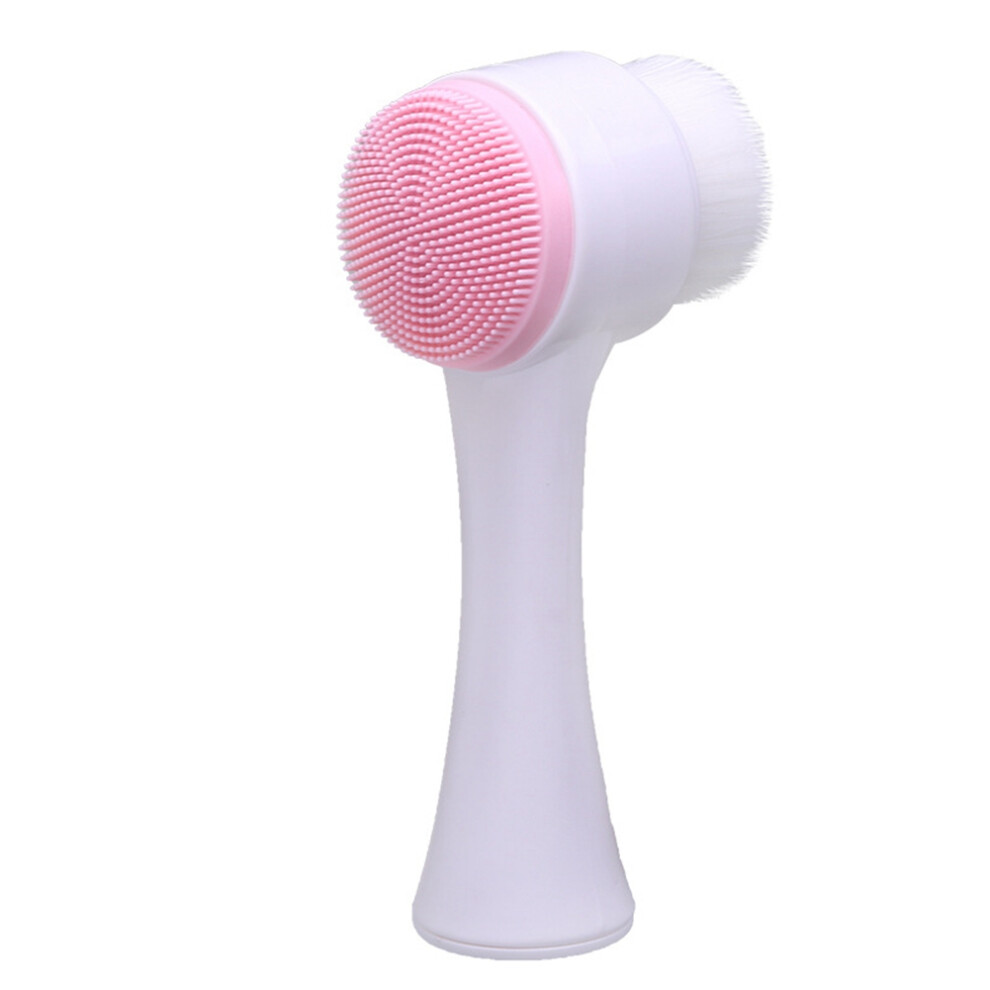Pink Facial Pores Deep Cleansing Blackhead Removing Skin Care Brush