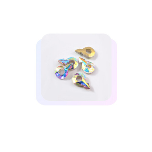 Farbige Glitzer-Nail-Art-Rhinestones mit Drill