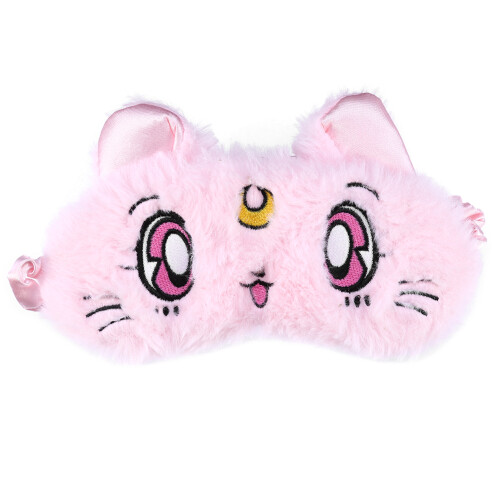Roze schattig kattenoogmasker
