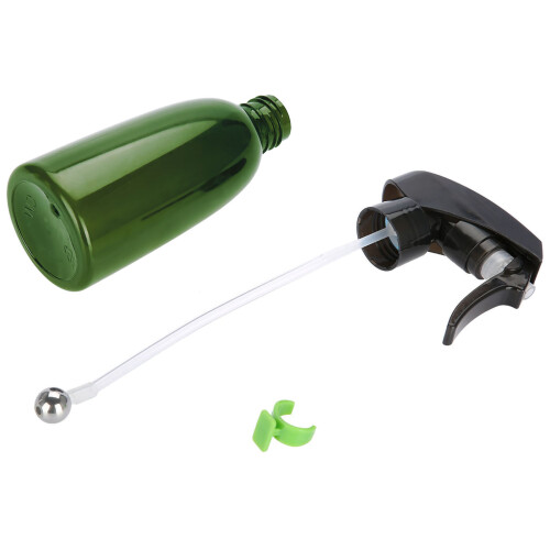 Nachfüllbare grüne Haarsprayflasche aus Plastik