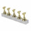 Gouden magnetische nagelstandaard 5