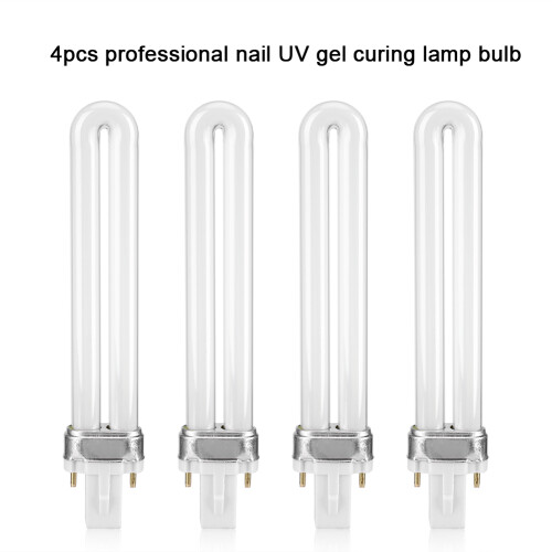Set 4 tubi lampada UV 9W per unghie 1