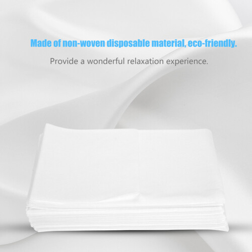 10pcs Disposable Waterproof Bed Sheets (White) 1