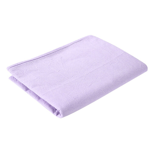 Copertura Lettino Massaggio SPA Cotone Foro Viso Lilla