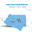 10pcs Disposable Waterproof Bed Sheets (Blue) 3