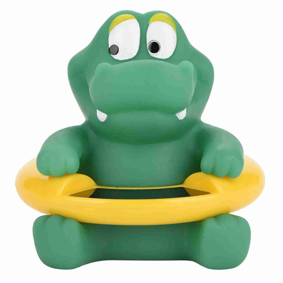 Green Baby Bath Thermometer Floating Animal Crocodile