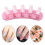 1 Set Removable Nail Art Holder Stand 100pcs Pink Tips 3