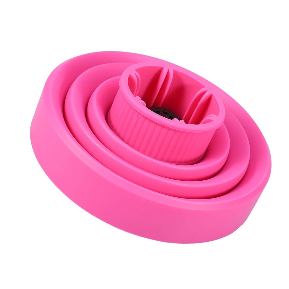 Pink Foldable Hairdryer With Diffuser Cover Styling Tool (Pink)