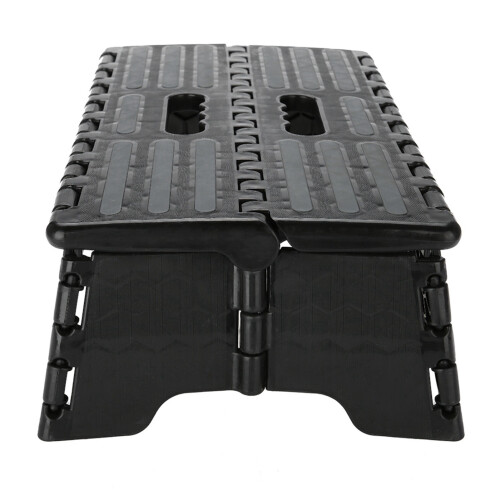 Portable Folding Step Stool Black Ladder for Elderly Bathroom Travel 2