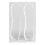 2x siliconen hielkussens anti-slip transparant 1
