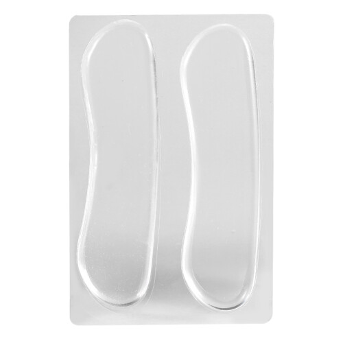 2x siliconen hielkussens anti-slip transparant